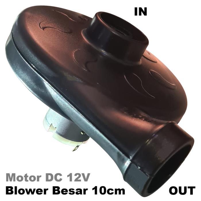 Blower Tiup BBQ Pompa Angin Keong/ Turbo Fan Air Flow DC 12 V by Blezzystore