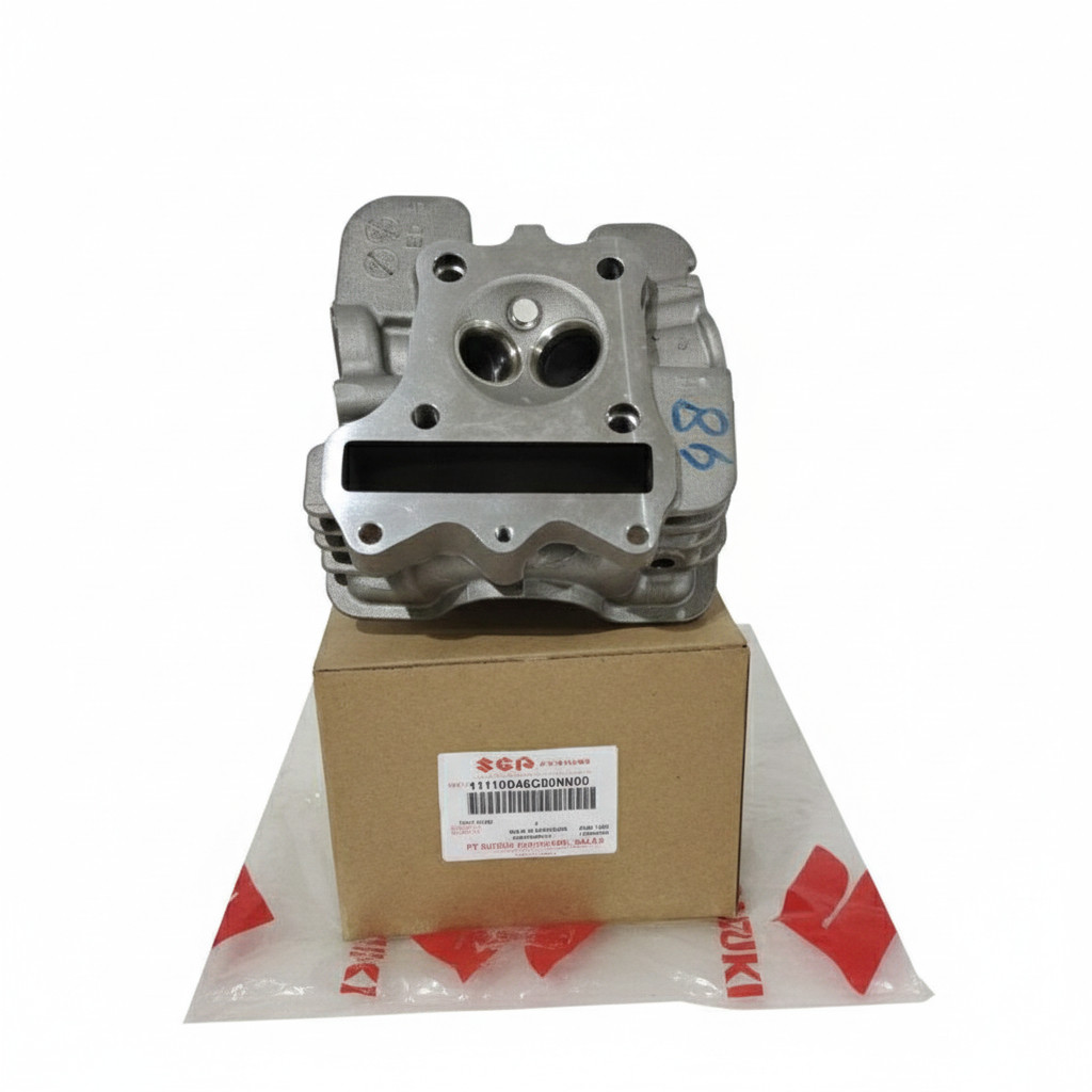 COD Cylinder head Suzuki Spin 125 Original 11110B46G00N000 ASLI - 12part