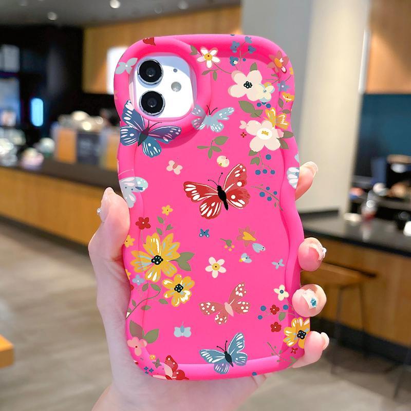 Casing OPPO Case A5 PRO A31 2020 A32 A33 A38 2018 AX5 A53 A53s 5G CaseAlam Kupu-kupu Berwarna-warni 