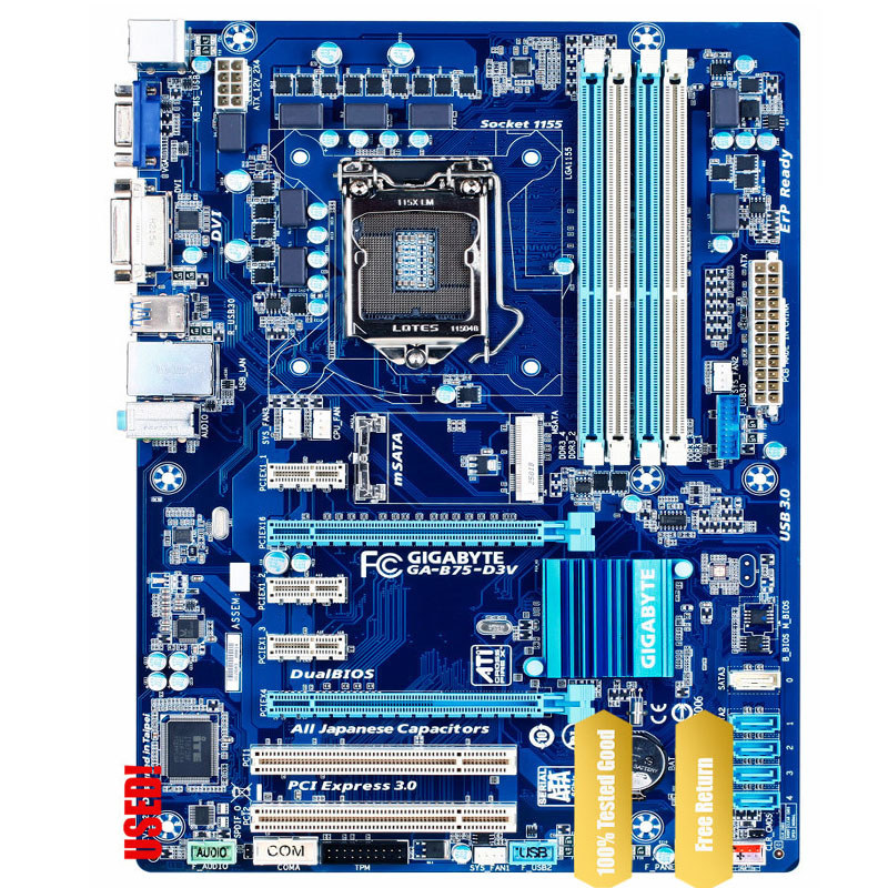 GIGABYTE GAB75D3V  Dual UEFI BIOS  Hybrid EFI Technology can support hard drives above 3TB