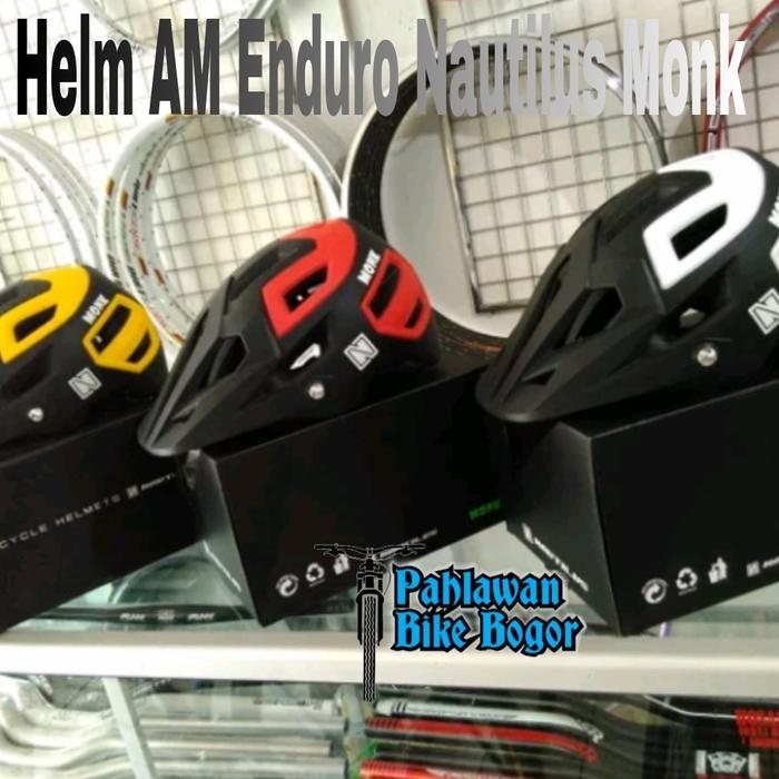 Helm sepeda MTB AM Enduro Nautilus monk