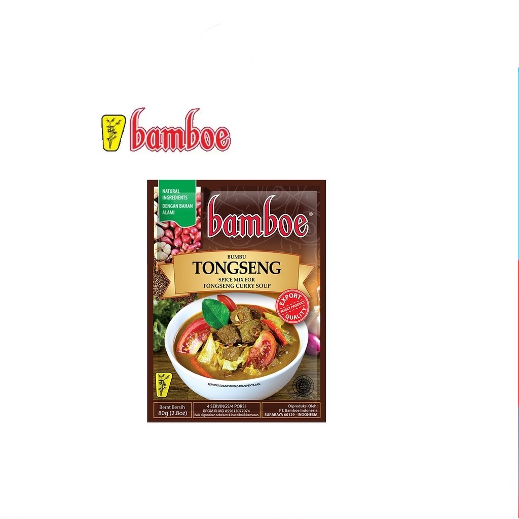 [UniGrosir] Bamboe Export Tongseng 80 gr Bumbu Masak Instan