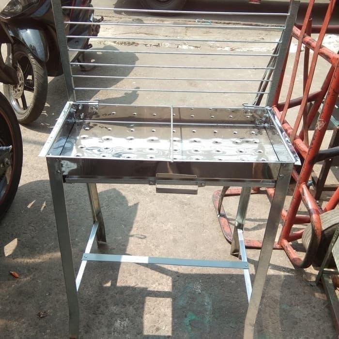 PROMO  Bakaran Arang Stainless Steel / Panggangan Ayam,sate,ikan