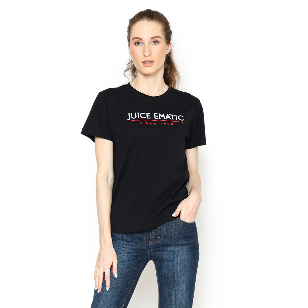 Juice Ematic Kaos Lengan Pendek Wanita Skylar Planet Surf Baju T-shirt