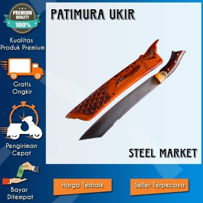 Golokkk Patimura Ukir / Kebutuhan Berkebun / Koleksi Perkakas / Best Seller