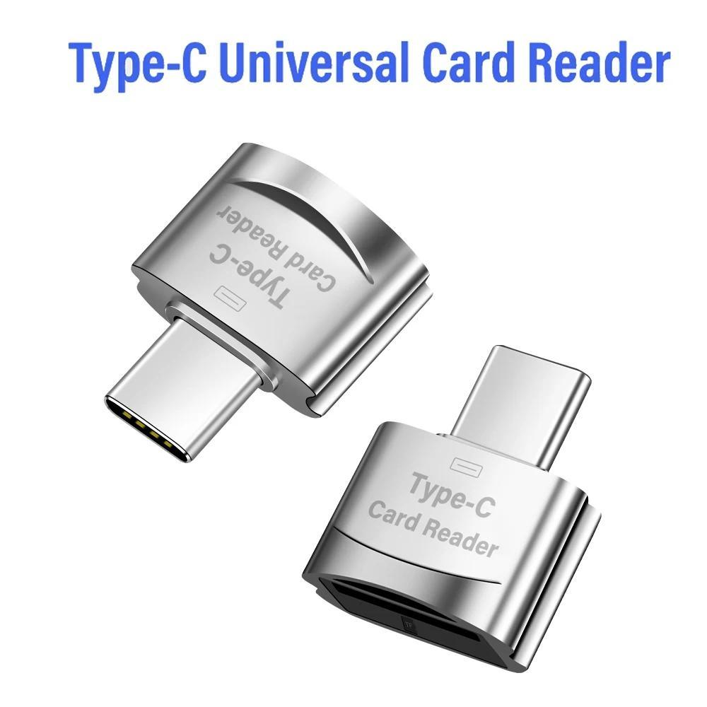 Mini TF Card Reader Type C Card Adapter Smart Memory Card USB C High Speed Memory Phone External Mem