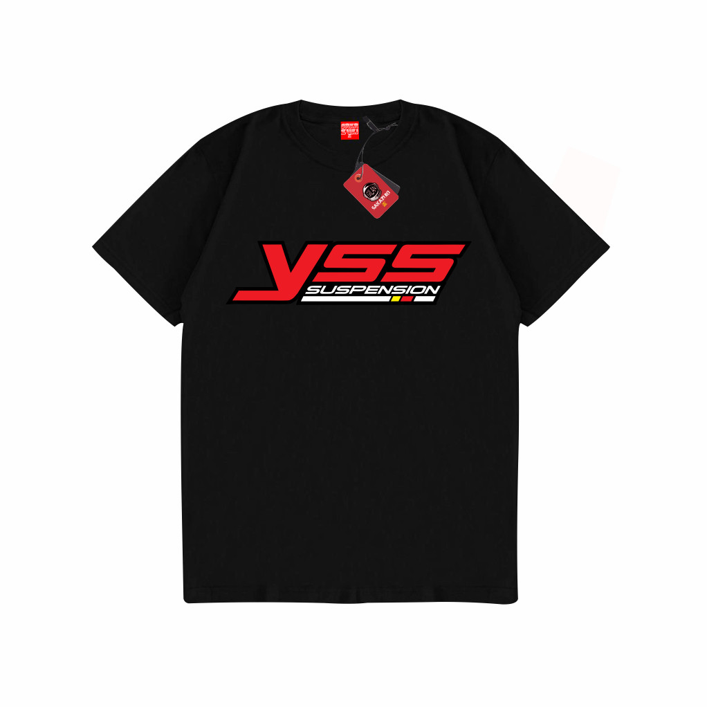 SAKAZUKI Kaos Baju T Shirt Distro Unisex YSS SUSPENSION Racing Otomotif