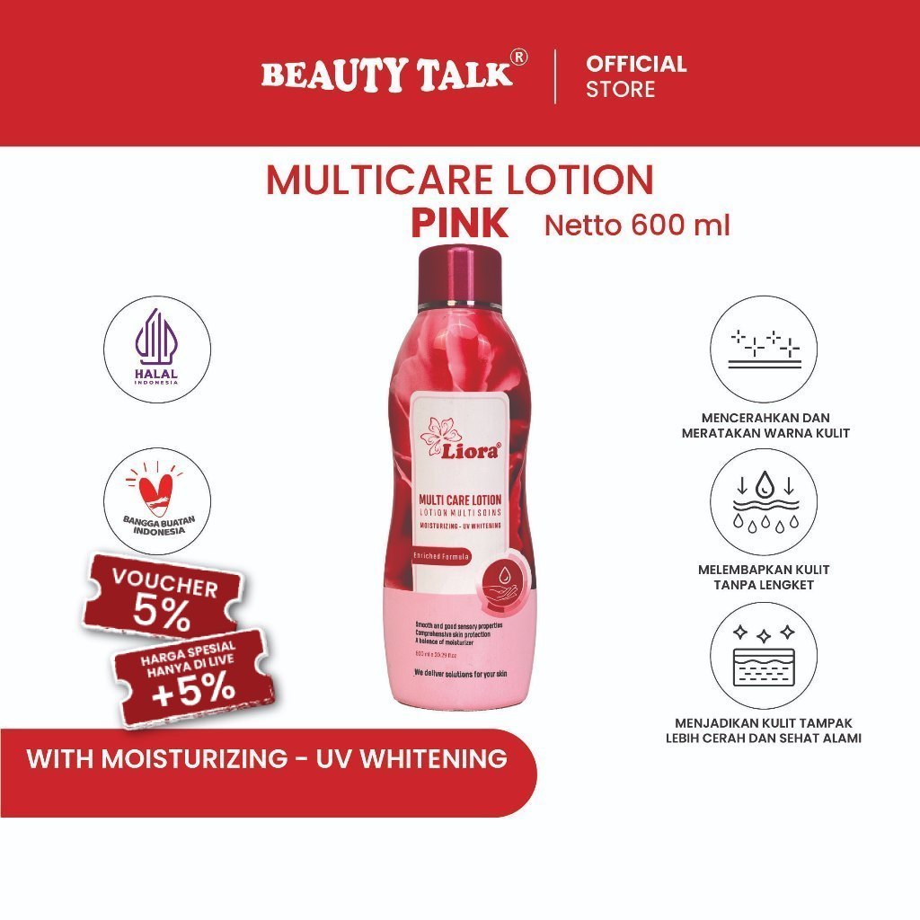 LIORA Whitening Body Lotion 600ML