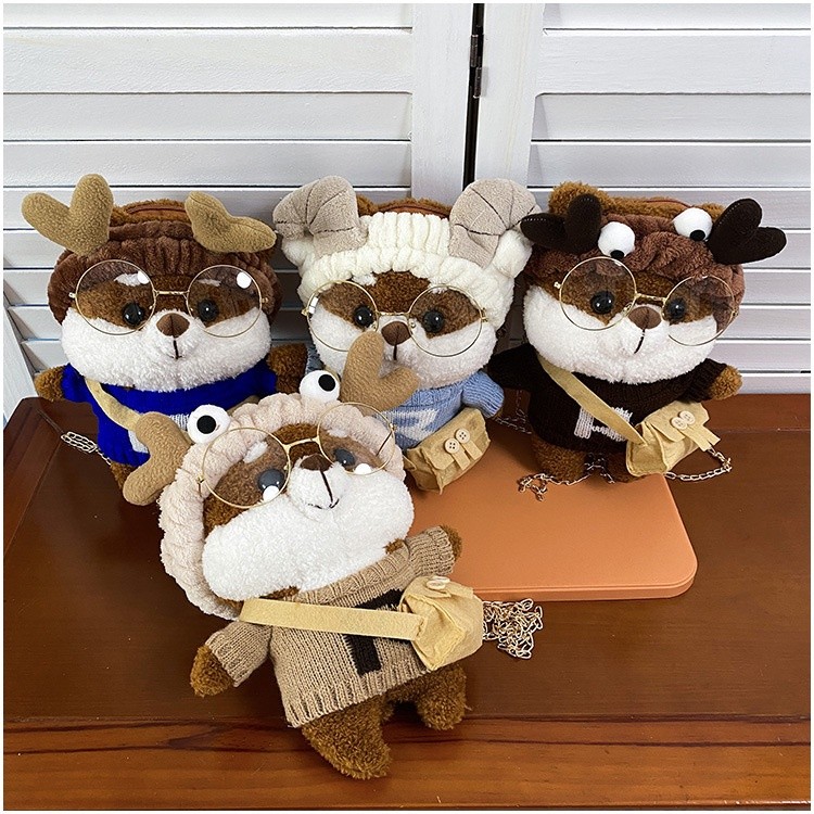 BLASFAS TAS BONEKA BAHAN PLUSH TREND 2025 / TAS BONEKA / TAS KEKINIAN / IMPORT / VIRAL TIKTOK