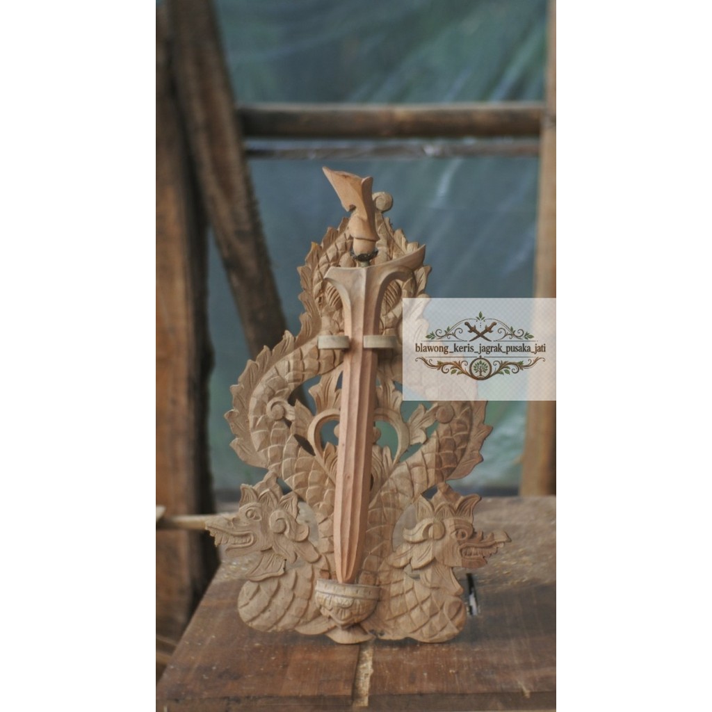 blawong keris naga ukiran jepara 175rb RI