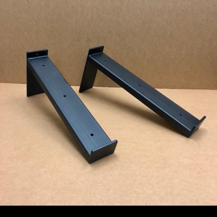 rak siku besi penyangga papan ambalan 20cm sepasang 2pcs
