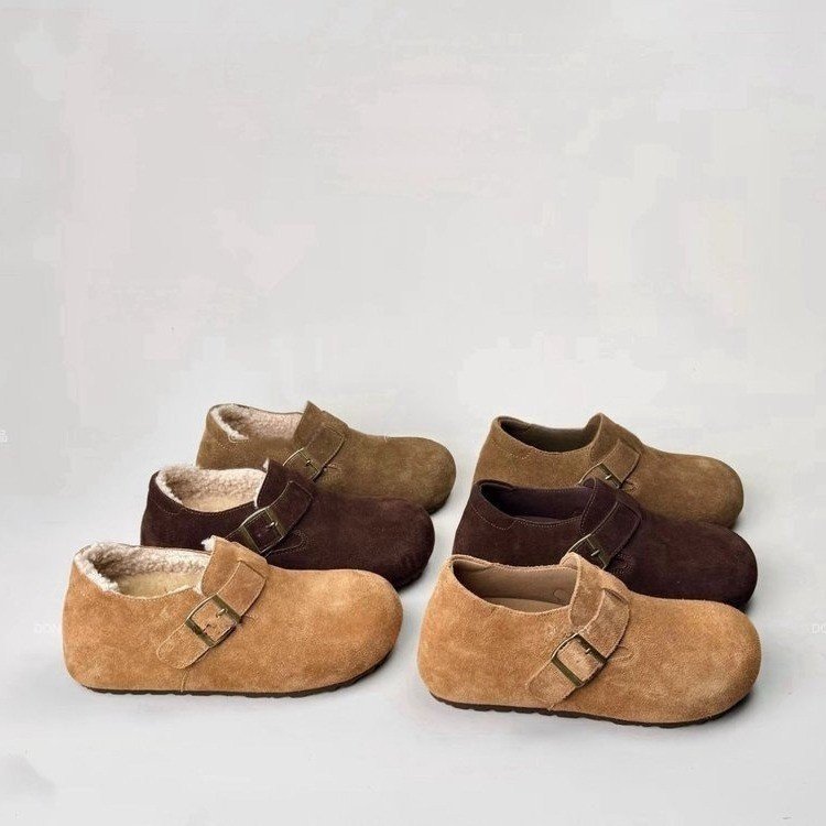 Sepatu Birkenstock Peninggi Tinggi Dalam Wanita Sol Lembut Sepatu Tunggal