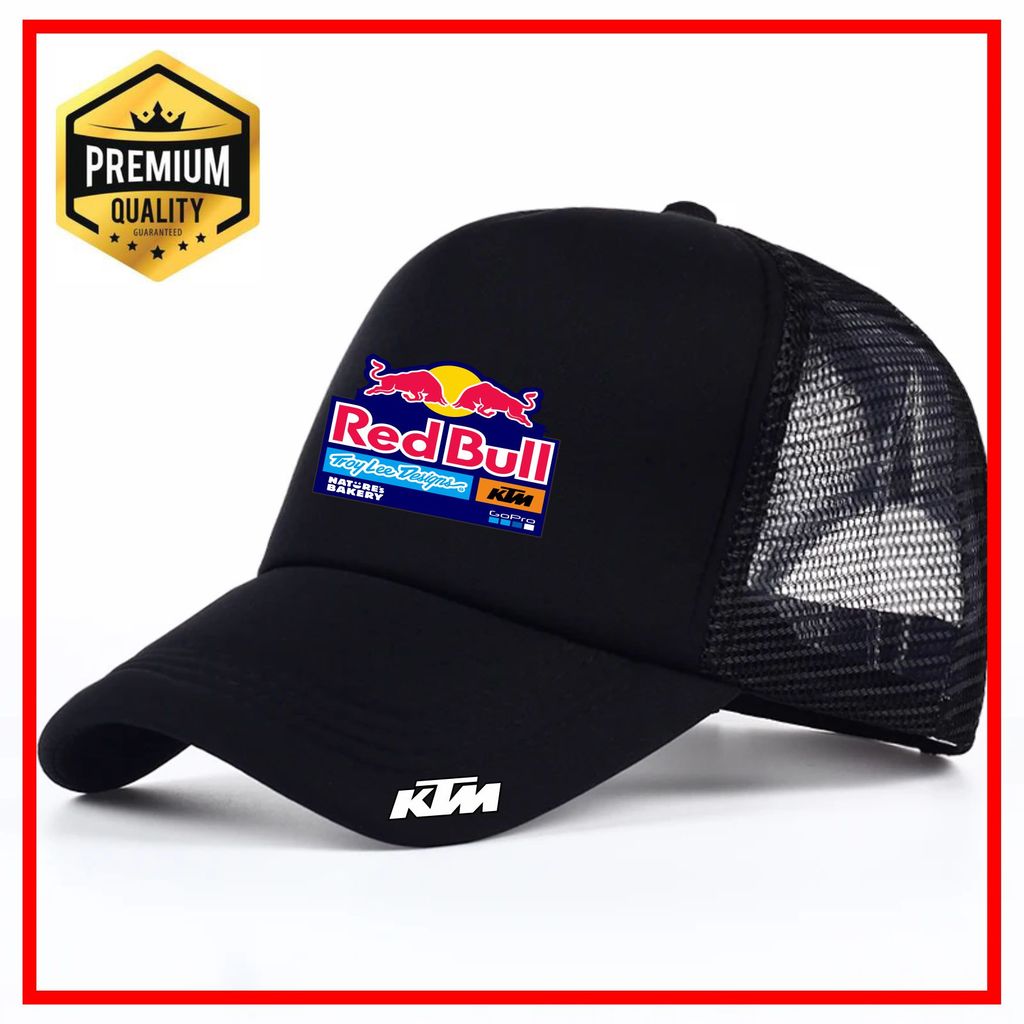 TOPI JARING / TOPI TRUCKER KTM GOPRO RED BULL PREMIUM BISA BAYAR DITEMPAT (COD)