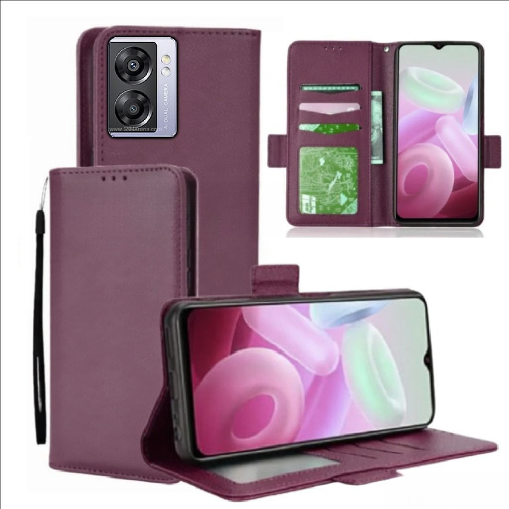 Case Dompet Hp Oppo A57 2022 Case Dompet Casing Hp Flip Kulit Case Wallet Leather Cover