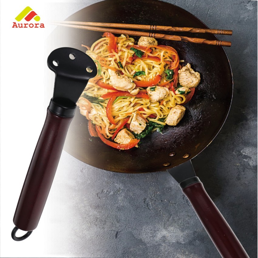 Gagang Panci Anti Panas Kayu Tahan Lama - Pengganti Pegangan Panci Mi & Susu - Gagang Panci Penggant