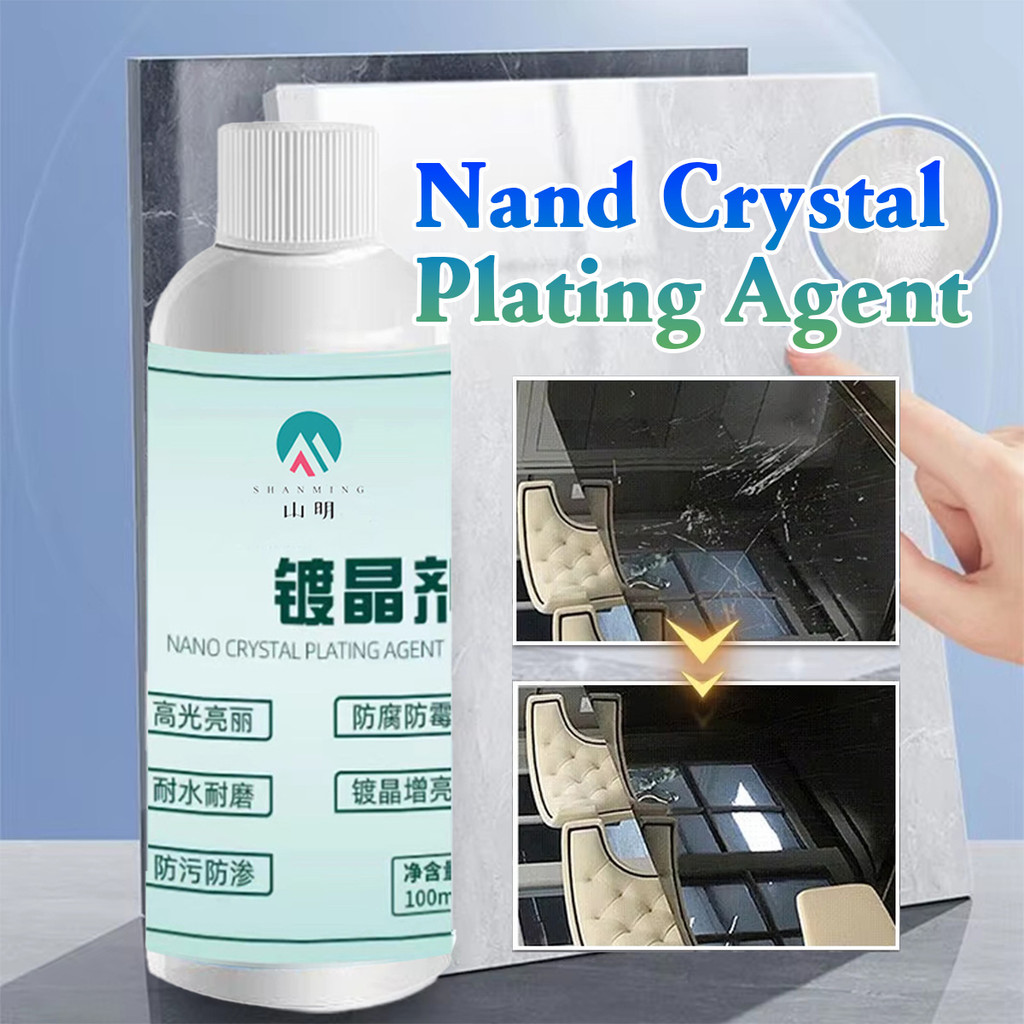 100ml Pengkilap keramik lantai Poles keramik lantai Cairan Kristalisasi Marmer Granit Tile Produk