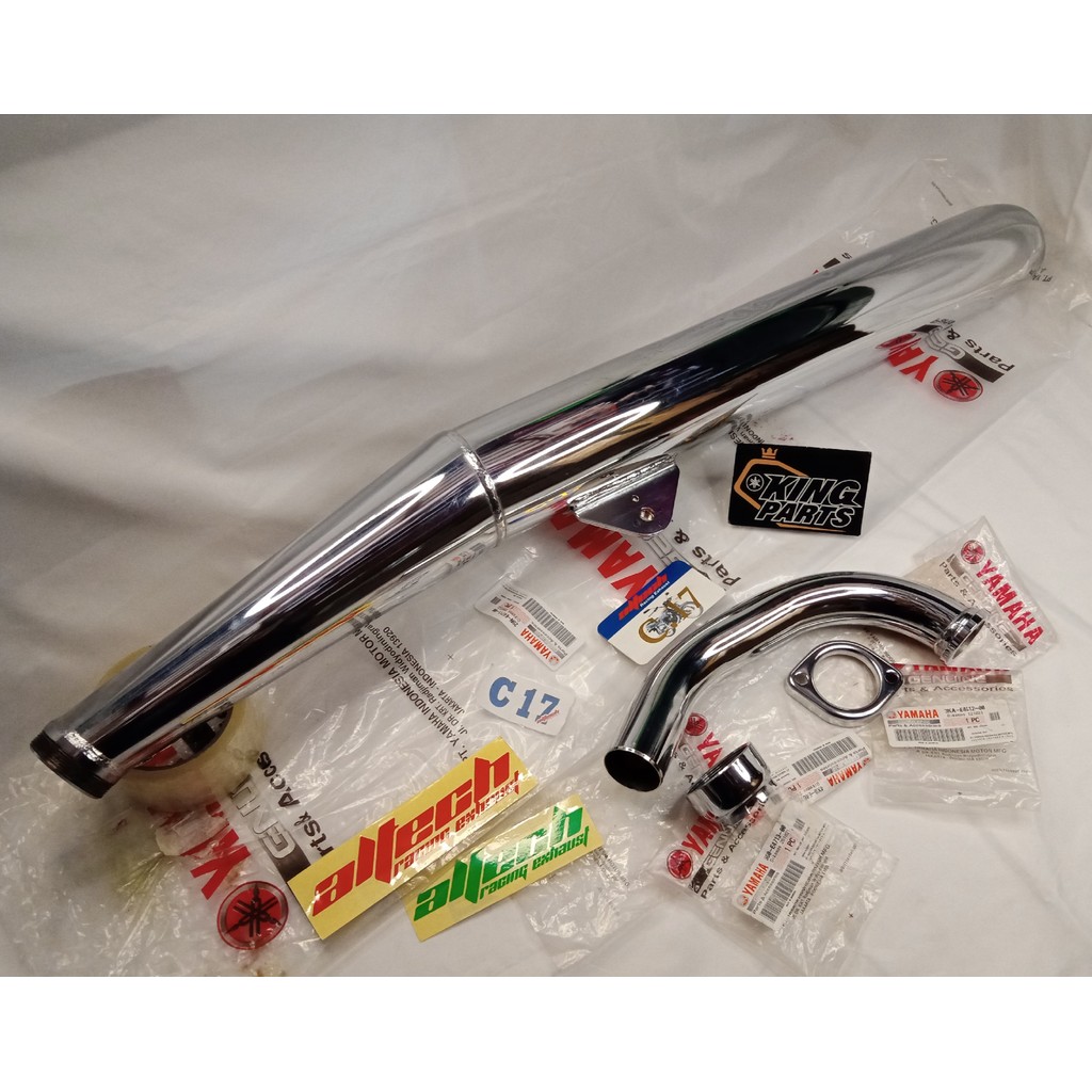 KNALPOT ALTECH C17 FULLSET ORIGINAL RXKING KNALPOT RX KING ALTECH C17 FULLSET ORIGINAL KENALPOT RXKI