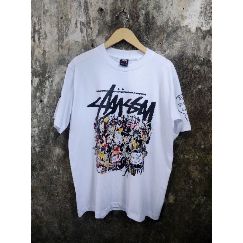 New 12.12 KAOS VTG ST*SSY YOU VINNY Kaos pria brended