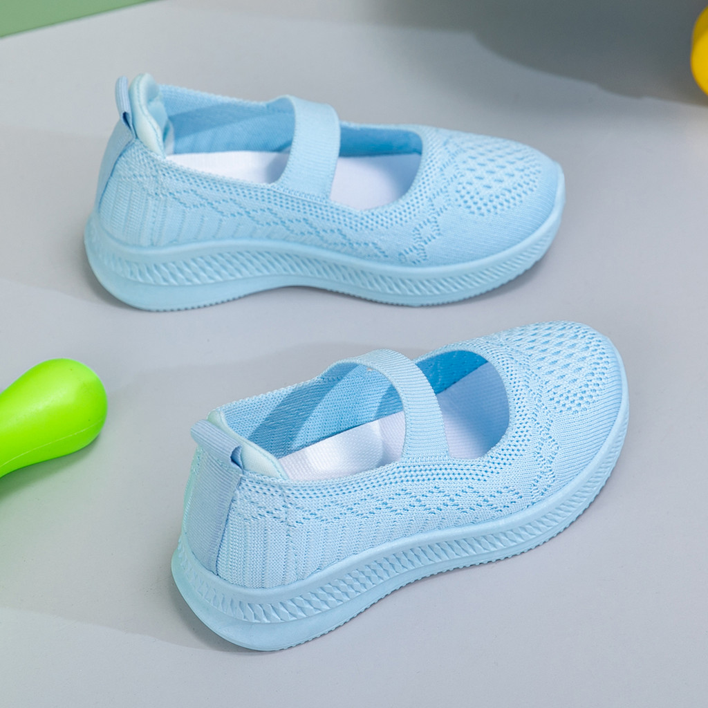 Sepatu Anak FEATA Type OF006 Rajut Premium Slip On Kids Nyaman & Ringan 32 - 36