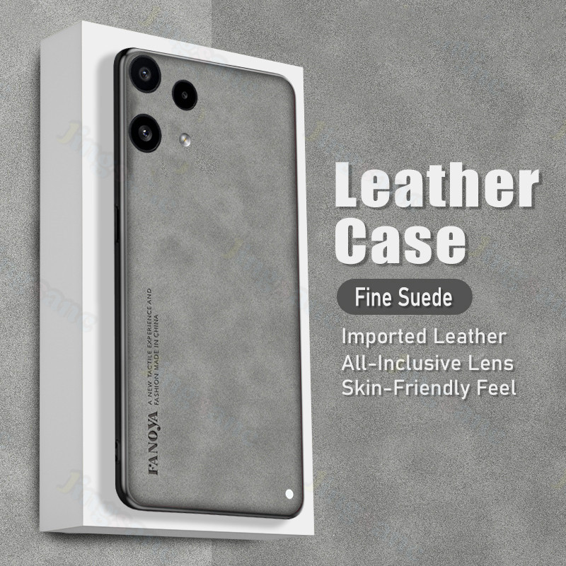 Untuk Nothing Phone 3A Lite 3A 4A Pro Case Fluff Hard Cortex Plush Cover dengan Soft Frame Anti-knoc