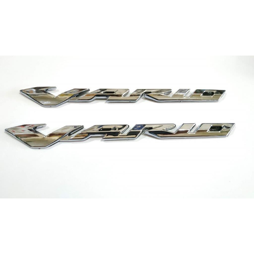 LOGO EMBLEM TULISAN HONDA VARIO 150 TIMBUL CHROME SEPASANG