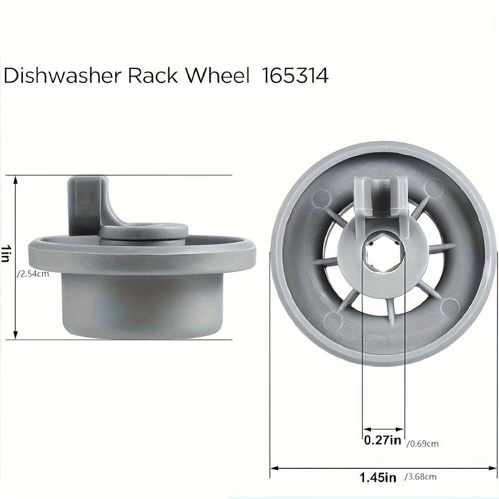 8 165314 shwasher lower cabinet wheels, Bosch shwasher parts, suitable for Bosch and Kenmore shwashe