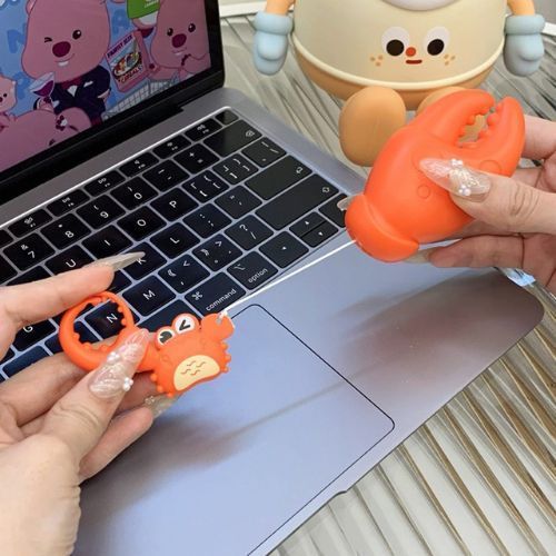 TERWALL - Mainan Gantungan Kepiting Capit dan Hiu Gerak Anti Hilang Bisa Tarik Sendiri  Viral