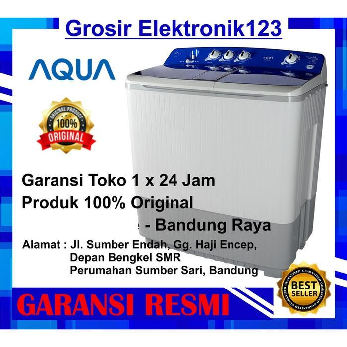 MESIN CUCI AQUA 2 TABUNG AQUA 20KG 2070