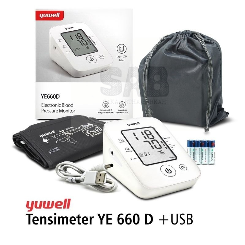 Tensimeter Yuwell YE 660 D + USB