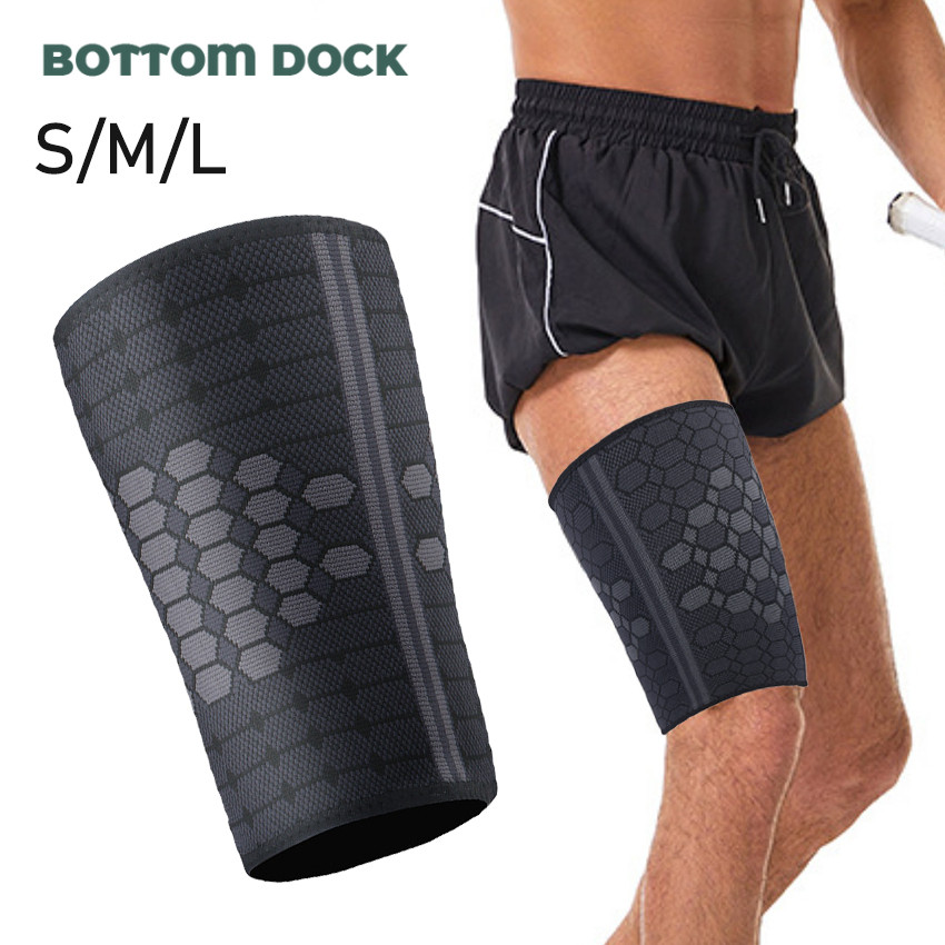 Deker Pelindung Paha Atas Decker - Deker Thigh Support Elastis Bahan Nilon untuk Sepakbola Futsal Ba