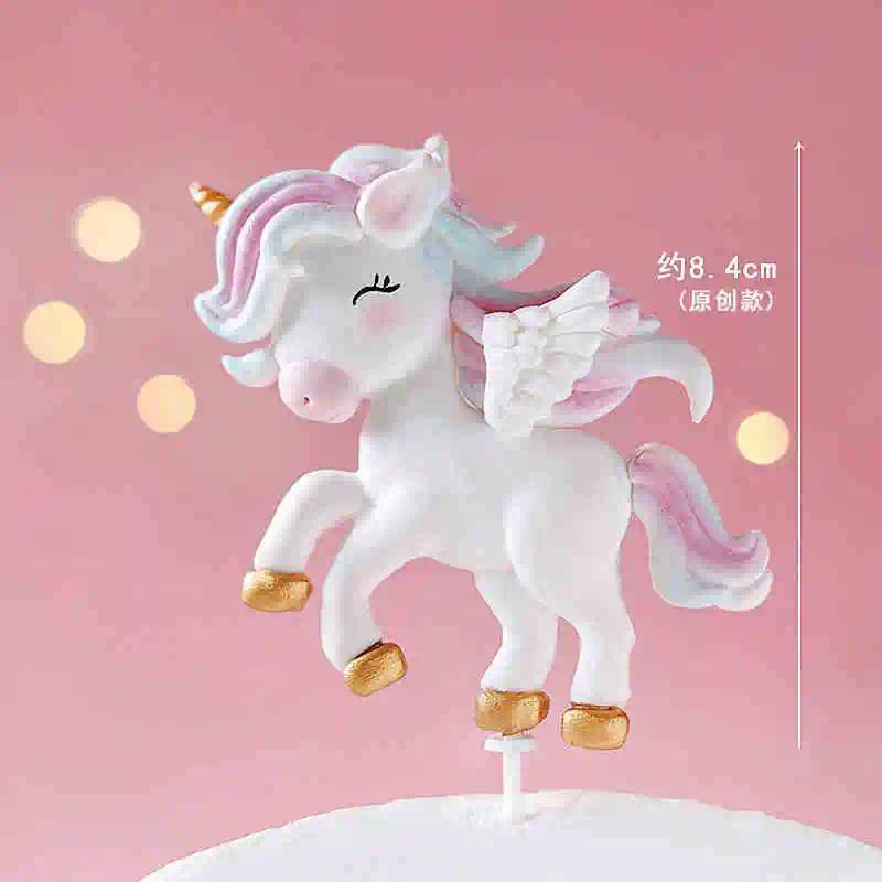 Butterfly Rainbow Unicorn Cake Topper Birthday Party Decor Girl Cake Kids Unicorn Birthday Baby Show