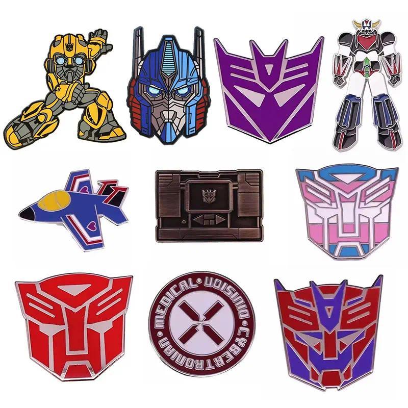 Transformers Optimus Prime Enamel Pin Cute Brooches For Women Lapel Pins Badge on Backpack Costume A