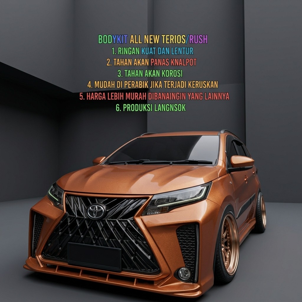 bodykit terios bodykit rush 2018-2025