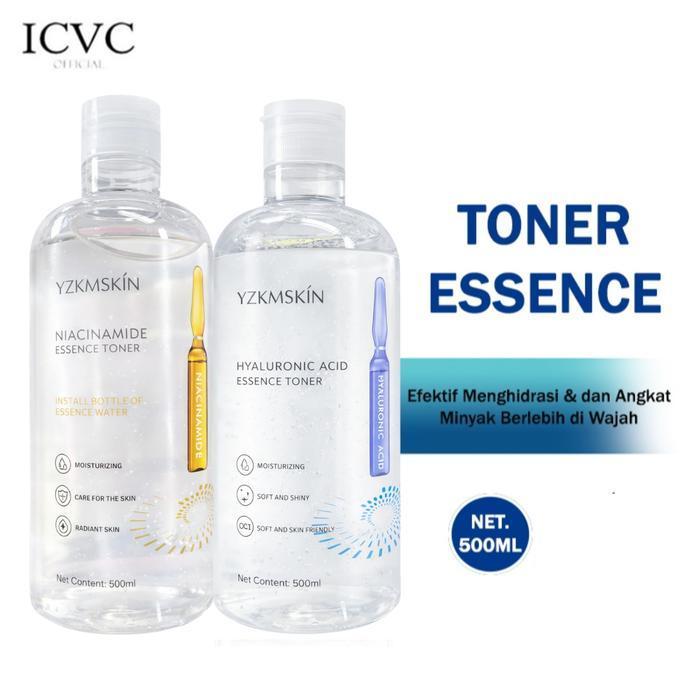 YZKMSKIN Toner Hyaluronic Acid Biru Kuning BPOM Essence Water Hydrating Brightening Toner Wajah - HY