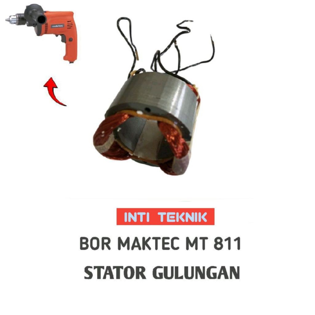 GILISHOP stator untuk maktec mt 811 mesin bor 13mm gulungan