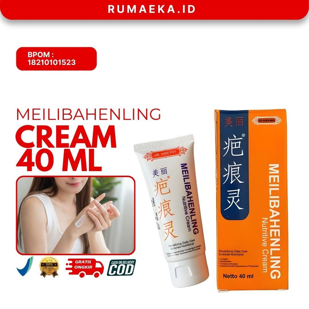 MEILIBAHENLING Penghilang Bekas Luka Cream Penghilang Bekas Luka Wajah dan tubuh