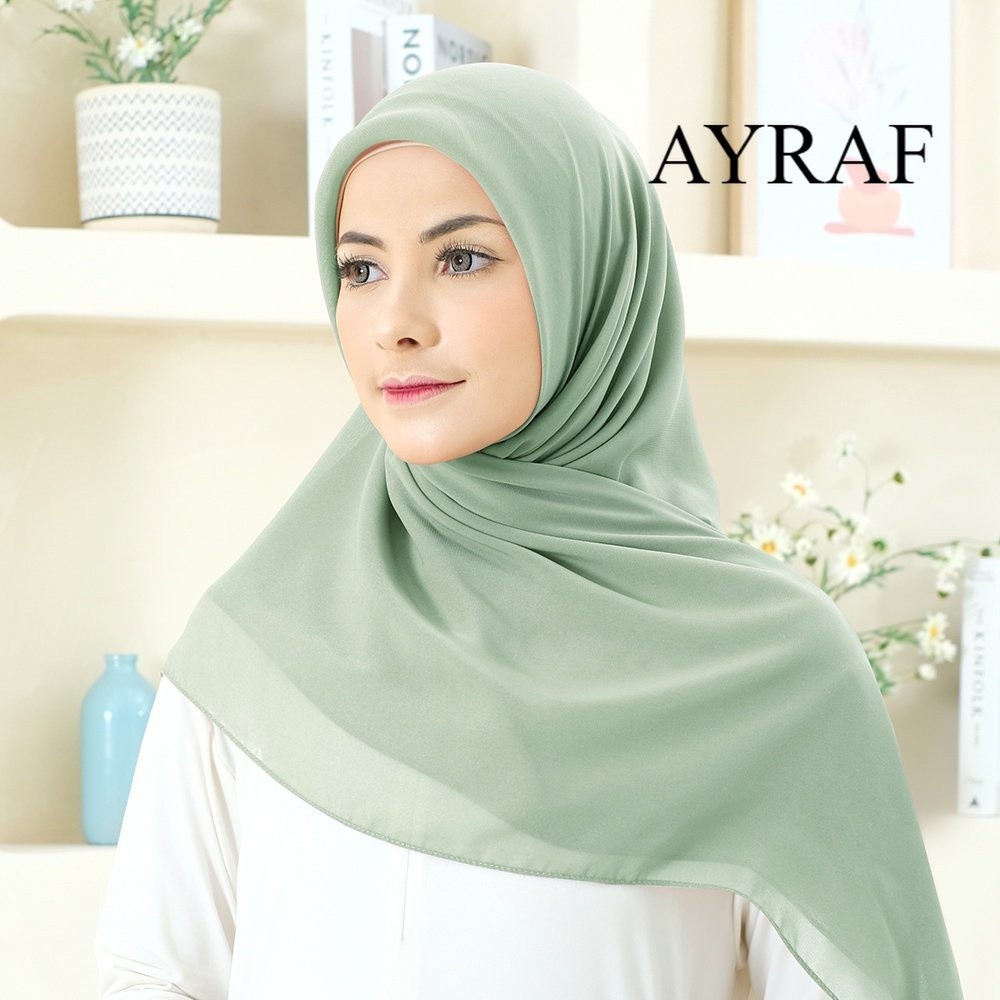Hijab Paris Premium Almahira Warna Soft Mudah Dibentuk Daily/Hijab Segiempat Paris Premium Almahira 