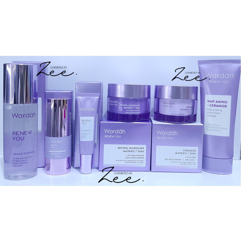 Wardah Renew You Anti Aging Paket Lengkap | Kemasan Baru | Wardah Paket Lengkap | Paket Wardah Renew
