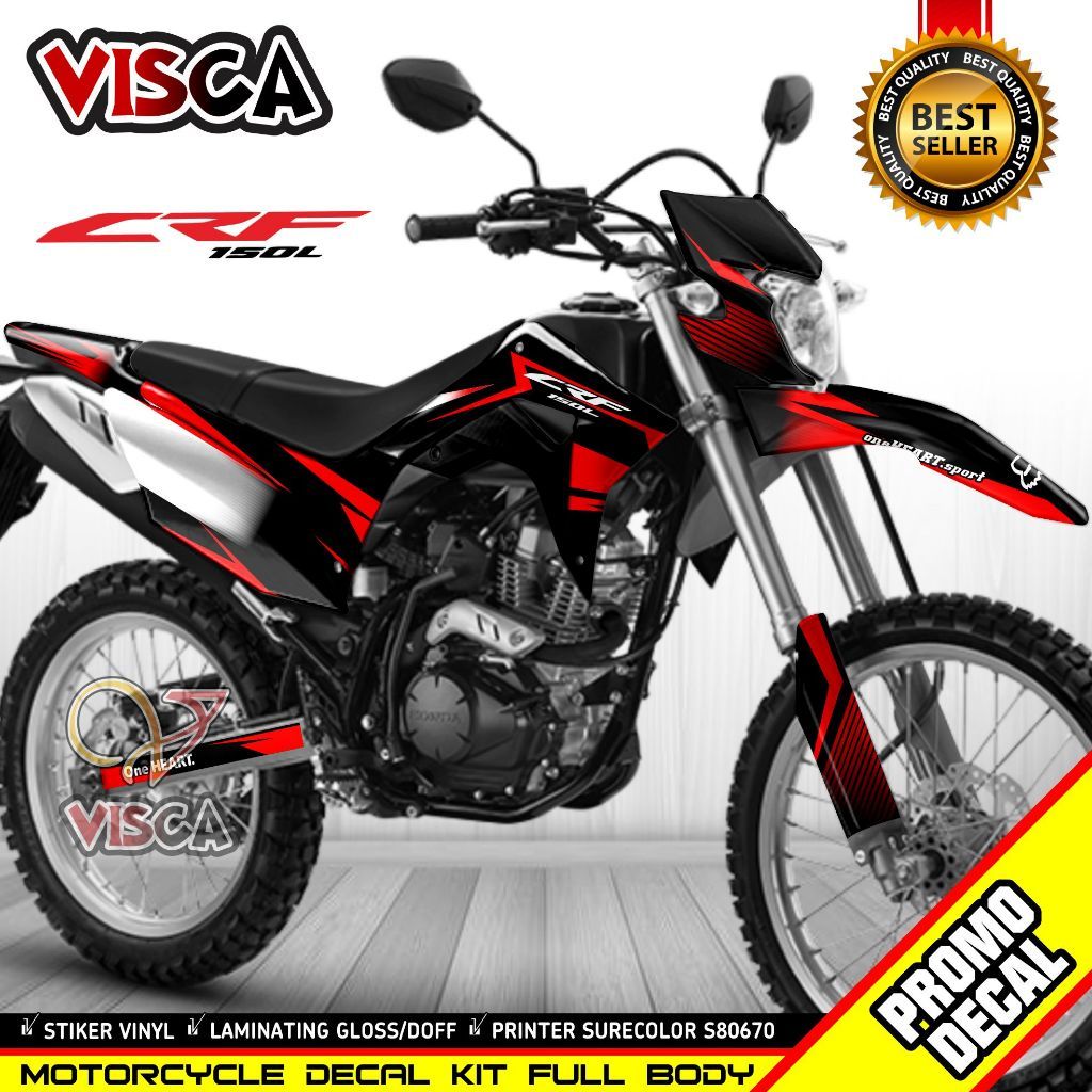 Decal CRF 150 L Full Body Decal CRF 150L Terbaru Full Body Keren Stiker CRF 150 Full Body Terbaru De