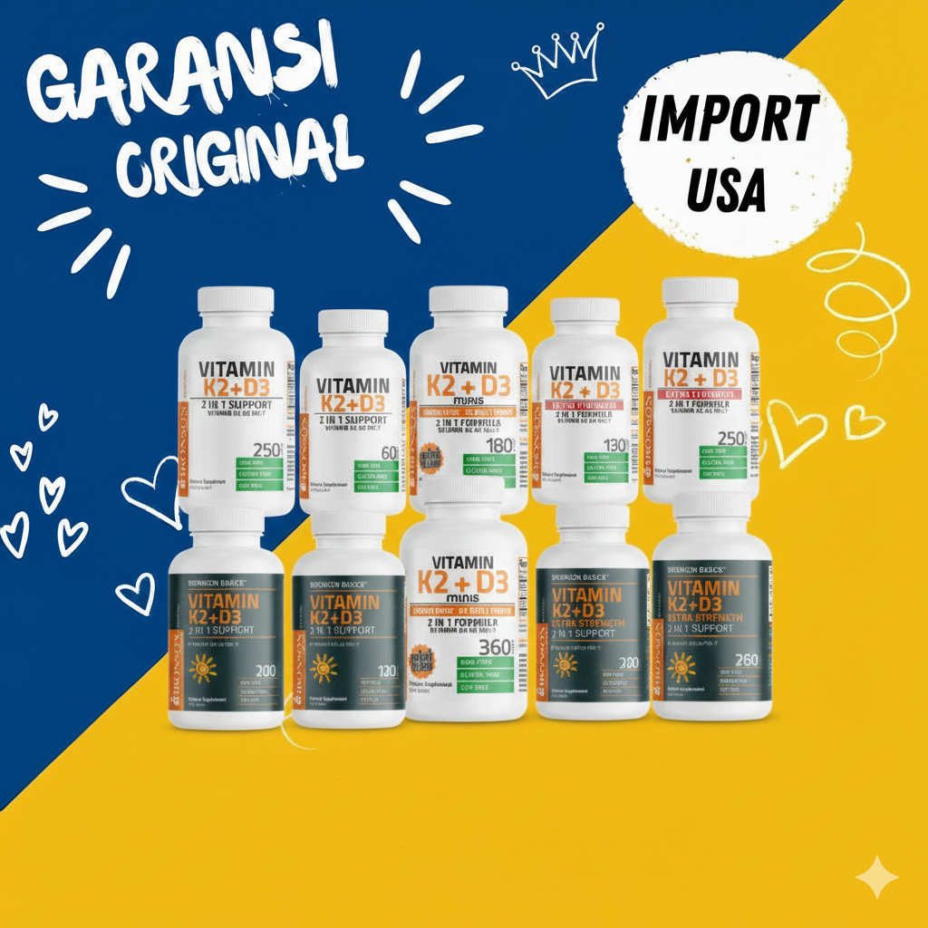 Vitamin K2 D3 Bronson 5000IU / Extra Strength 10000IU