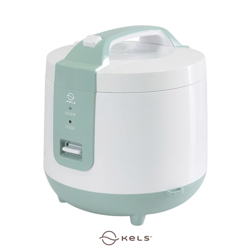 Kels 1.8 ltr Rice Cooker - Hijau Penanak Nasi Magic Com Rice Steamer Alat Masak Nasi