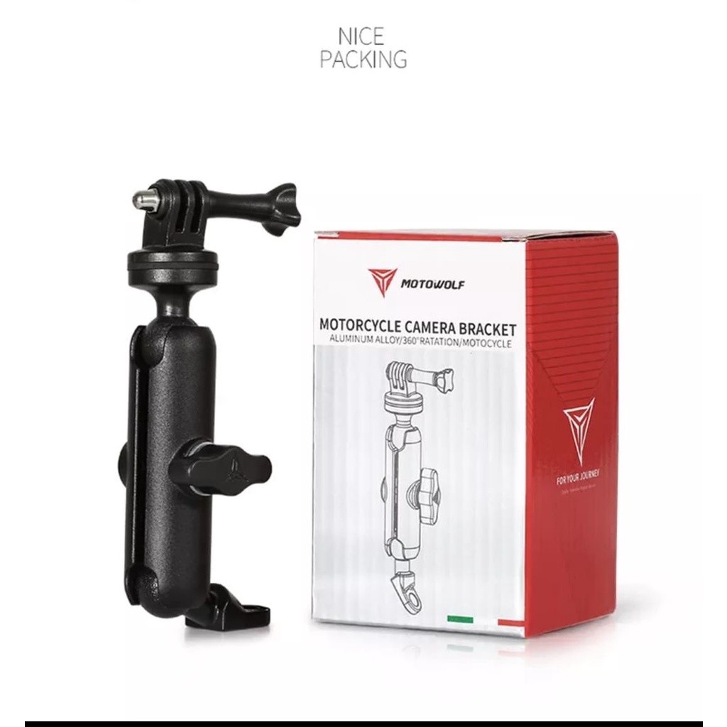 WSN - Action Cam Holder Kamera Motor Camera 360 Motowolf Brecket