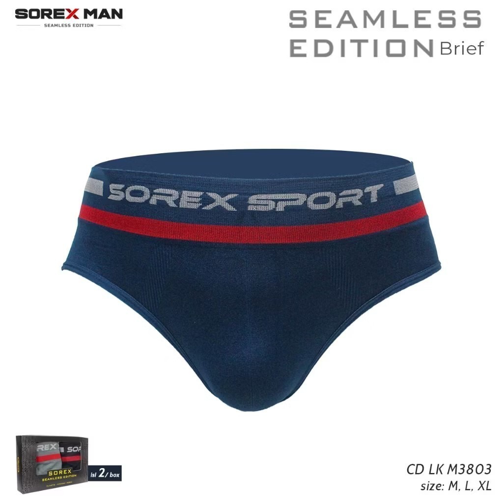 (2pcs) Celana Dalam Pria Sorex Man / Celana Dalam Pria Dewasa Sorex / Celana Dalam Laki Laki / CD Pr