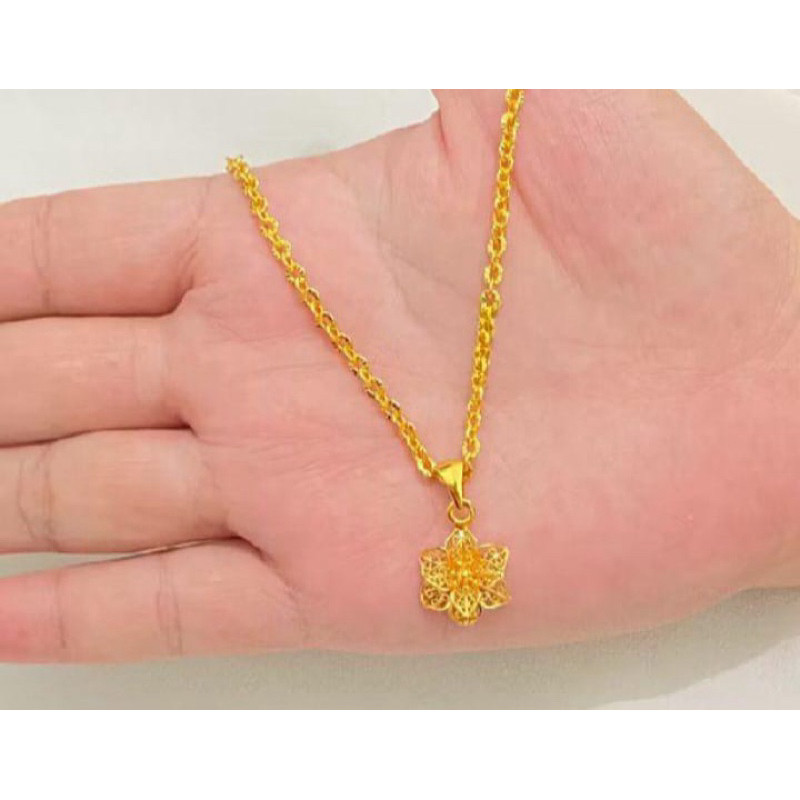 kalung nuri liontin medan asli titanium anti karat