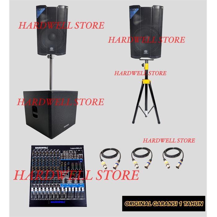 PROMO BIG SALE Paket Sound System Outdoor Hardwell Subwoofer 18 Inch Original ( DIAMOND 1)