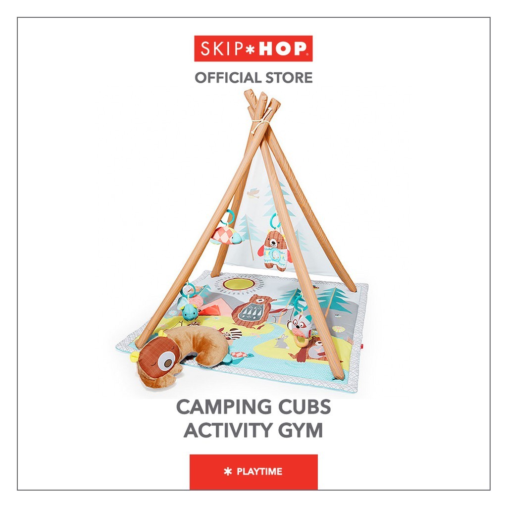 Skip Hop Kids Camping Cubs Activity Gym - Mainan Tenda Anak