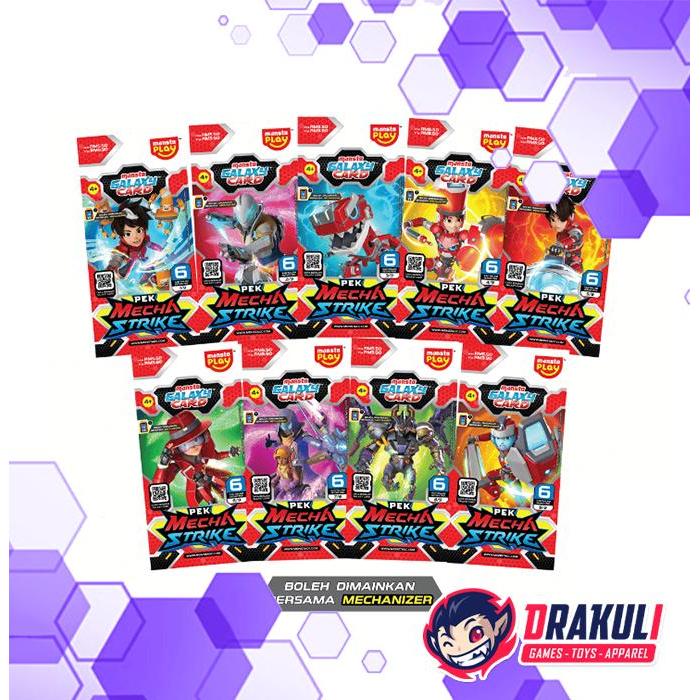 TCG Boboiboy Mechamato Monsta Galaxy Card Game - Pek Mecha Strike (Bahasa Malaysia)