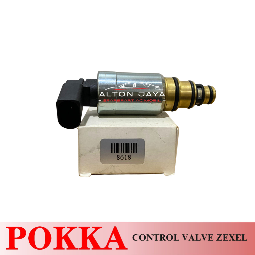 KONTROL SELENOID VALVE KOMPRESOR AC MOBIL ZEXEL POKKA 8618
