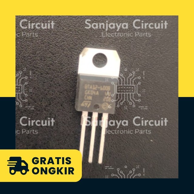 Transistor TR BTA12-600B Triac Chip
