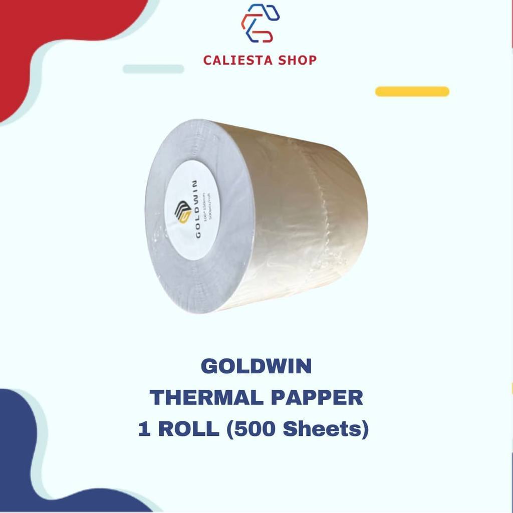 Goldwin Thermal Paper – 1 Roll (500 Sheets)
